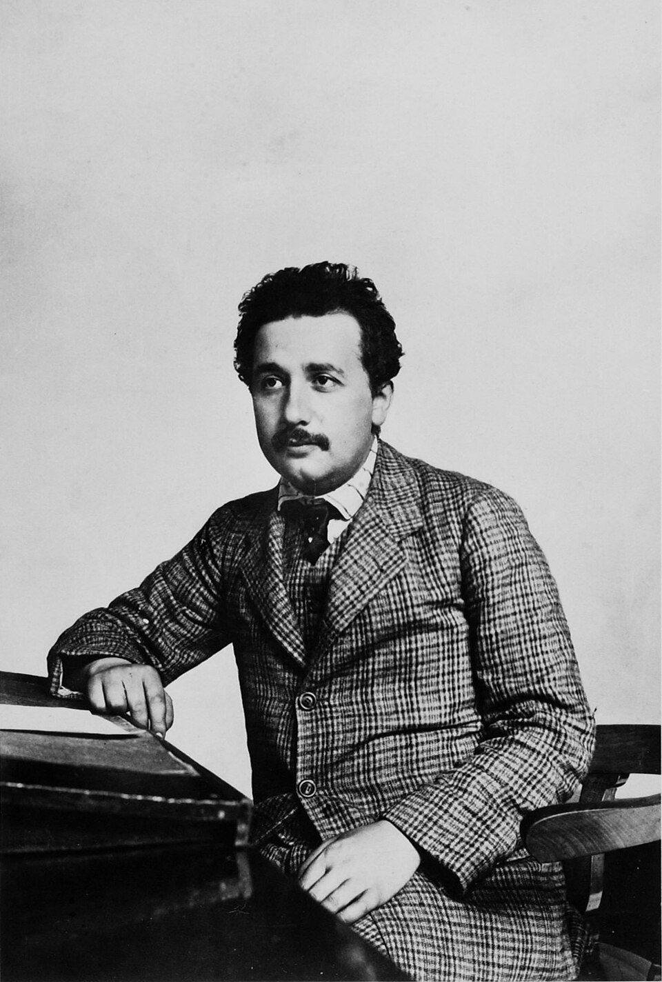 Einstein at the patent office in Bern, around 1904