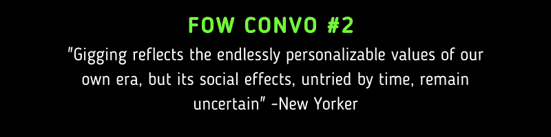 Gig economy conversation