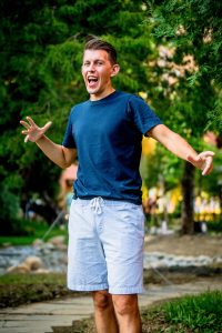 Paul fun playful standing